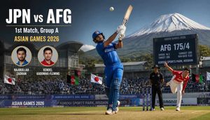 JPN vs AFG 1st Match Asian Games 2026 Match Prediction Reddy Anna